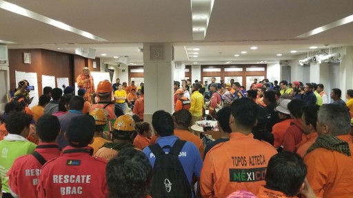 Mexico Earthquake: Los Topos HQ at the Church of Scientology